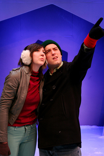 a scene from Almost Maine. By John Cariani. Happy State bank Studio Theatre.